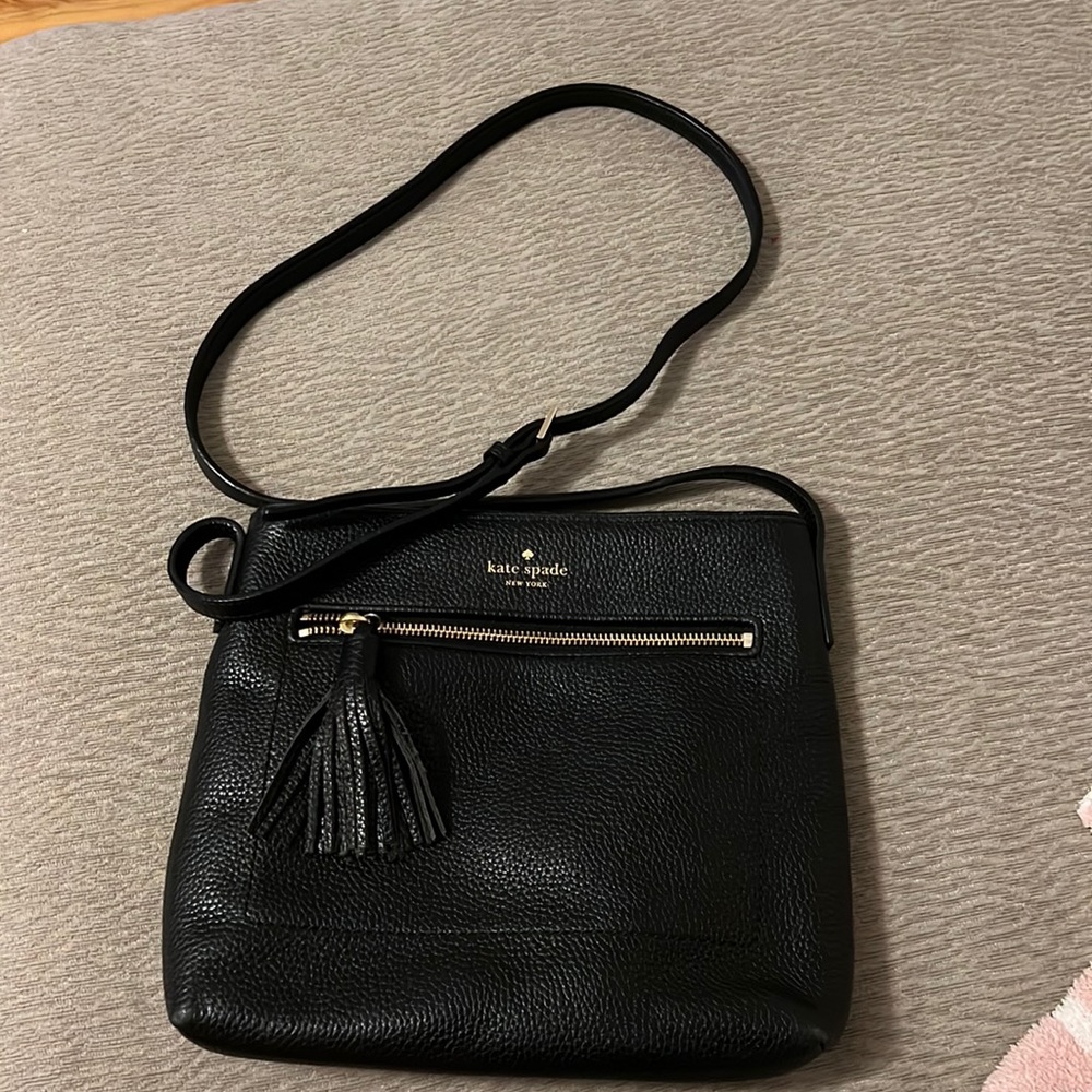 Black Kate Spade Crossbody Bag. EUC